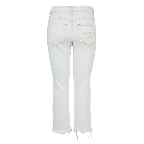 🔻 R13 Boy Straight Denim Garett White Distressed - size 25 - Picture 3 of 16